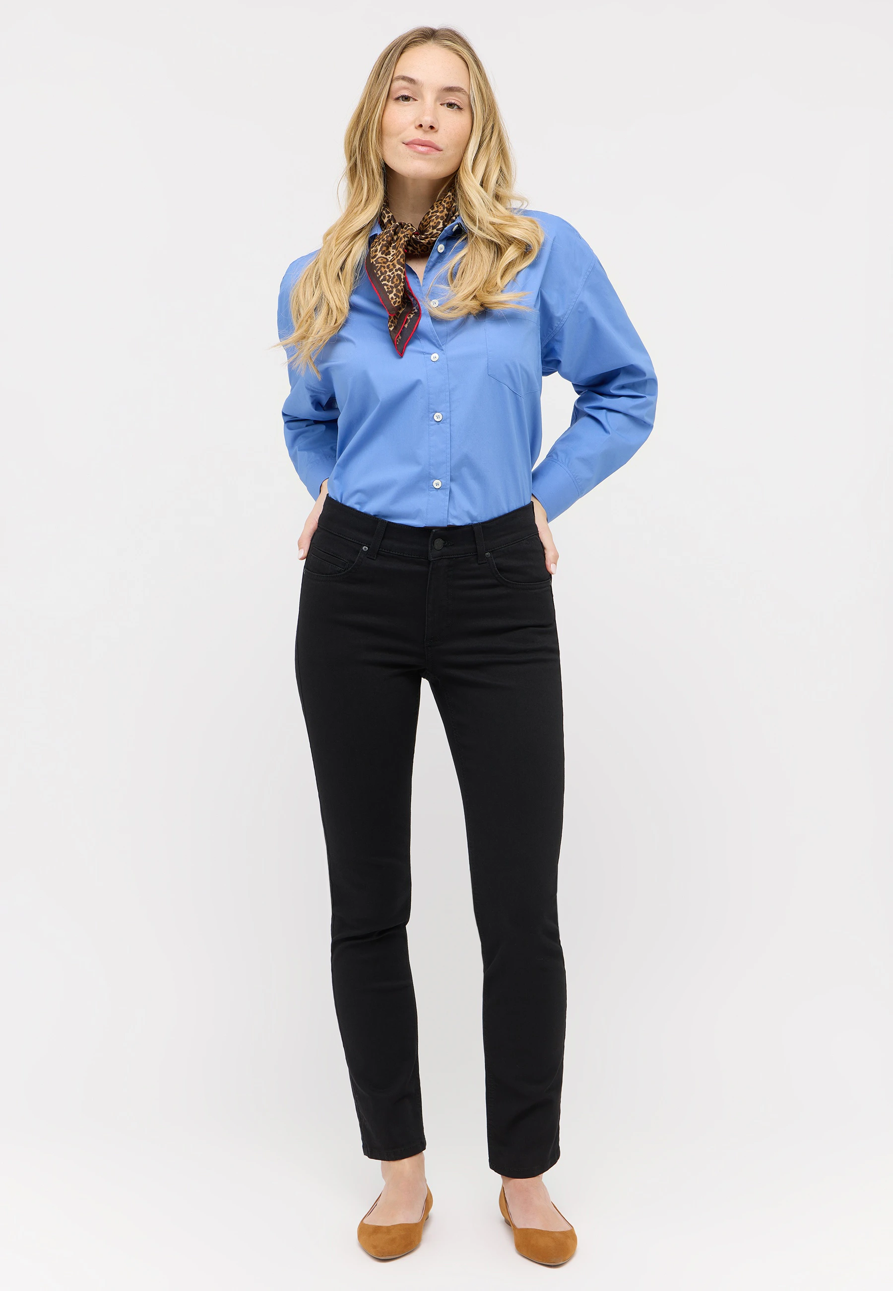 Jeans Cici mit authentischem Denim