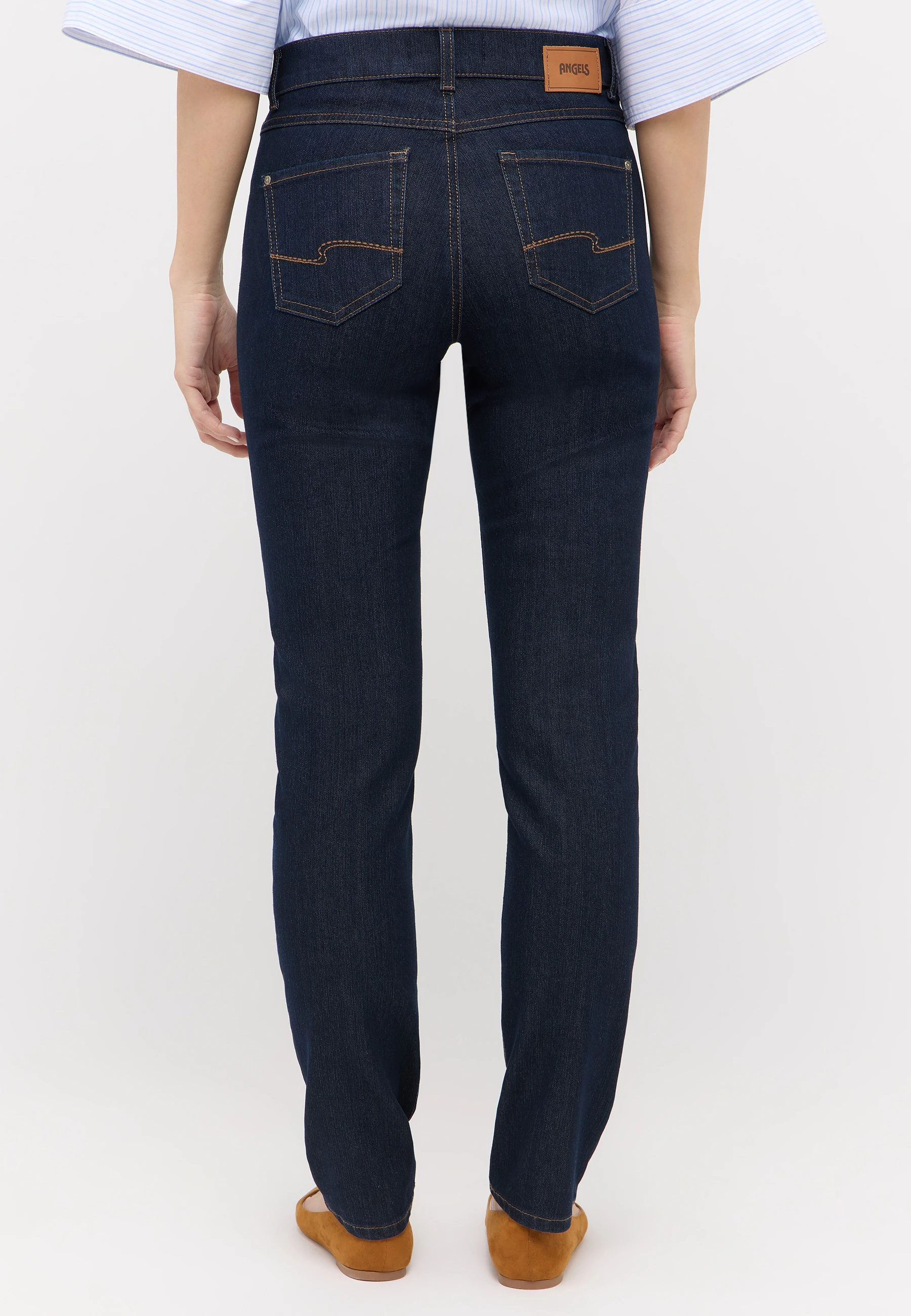 Jeans Cici mit sportivem Denim