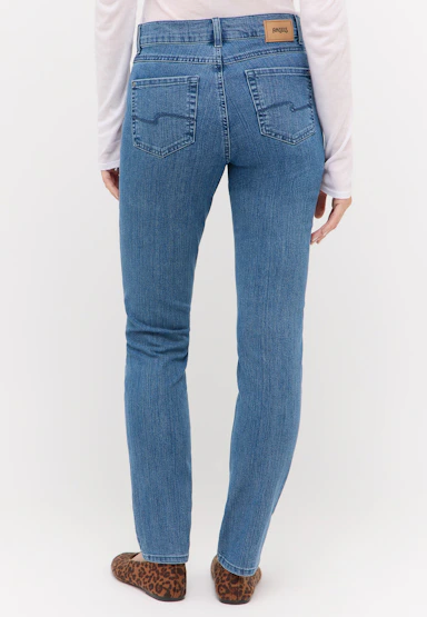 Jeans Cici mit sportivem Denim
