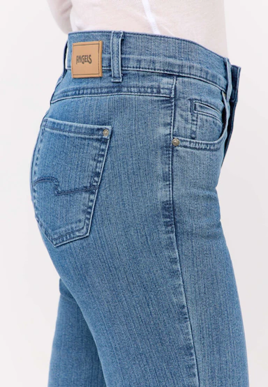 Jeans Cici mit sportivem Denim
