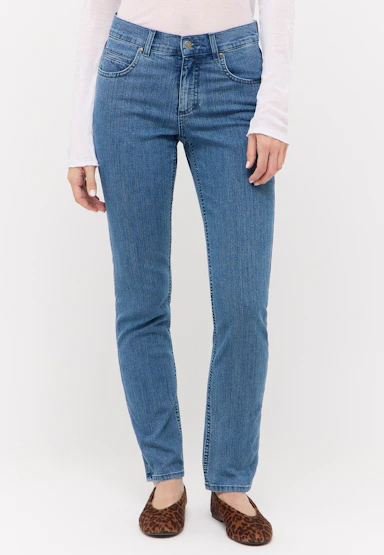 Jeans Cici mit sportivem Denim