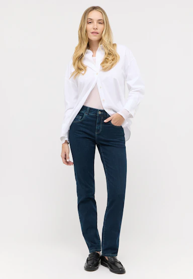 Jeans Dolly mit sportivem Denim