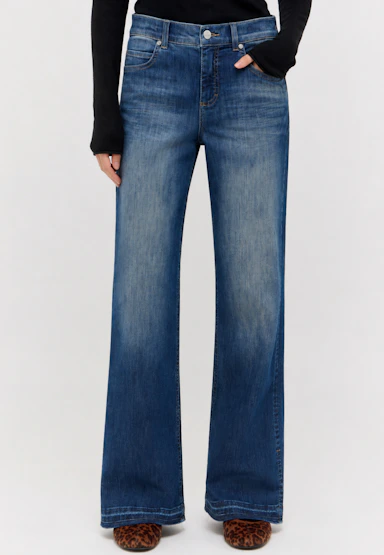 Jeans Lara Boho mit Saum-Schlitz