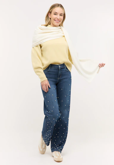 Jeans Liz Glow mit Perlen