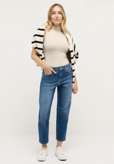 Barrel-Jeans Evy Pocket