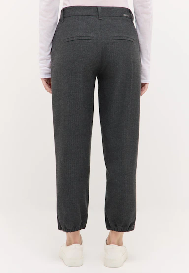 Hose Evy Tailored mit Fischgrat-Muster